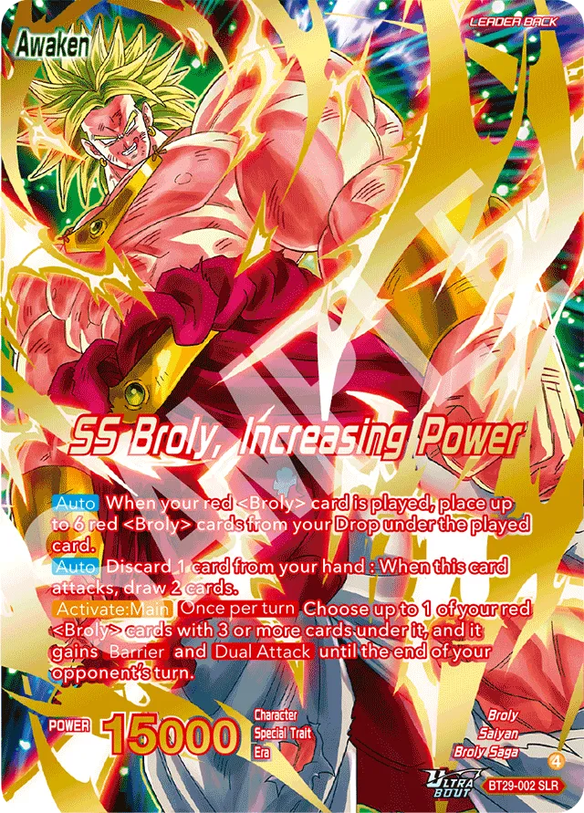 SS BROLY, INCREASING POWER