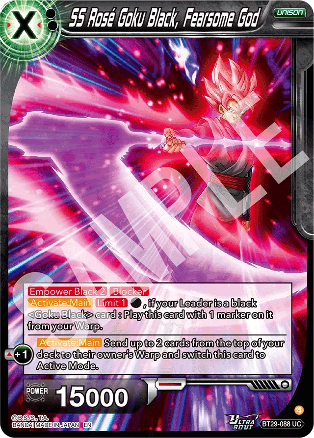 SS ROSE GOKU BLACK, FEARSOME GOD