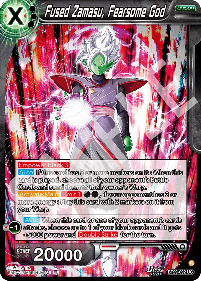 FUSED ZAMASU, FEARSOME GOD