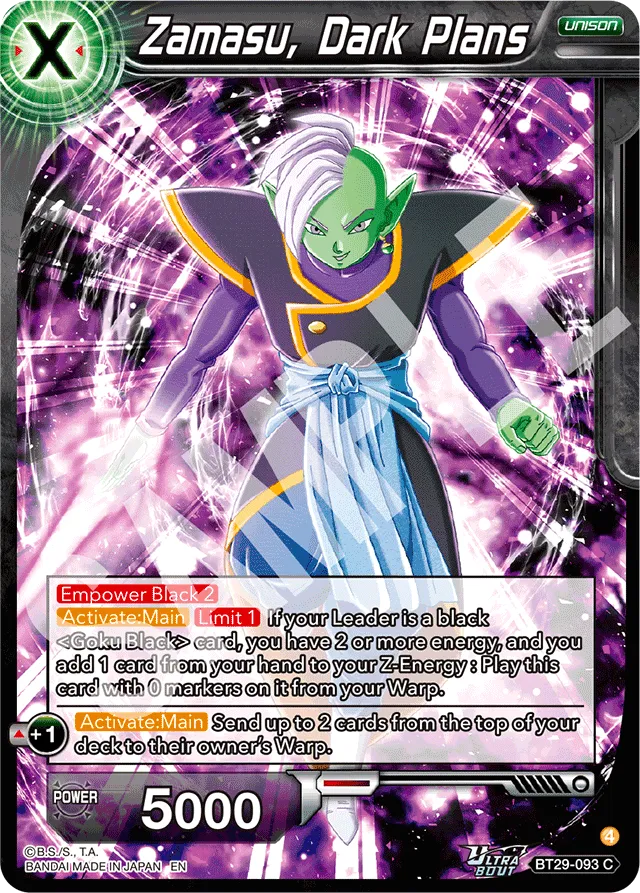 ZAMASU, DARK PLANS