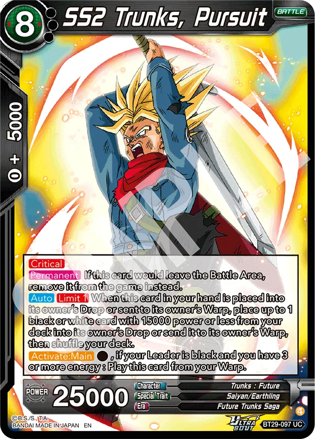 SS2 TRUNKS, PURSUIT