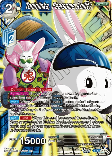 TONINJINKA, FEARSOME ABILITY