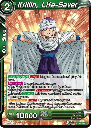 KRILLIN, LIFE-SAVER