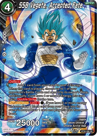 SSB VEGETA, ACCEPTED FATE