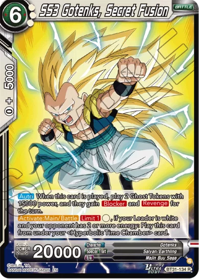 SS3 GOTENKS, SECRET FUSION