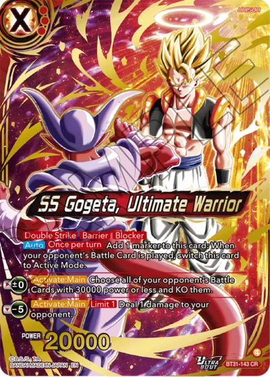 SS GOGETA, ULTIMATE WARRIOR