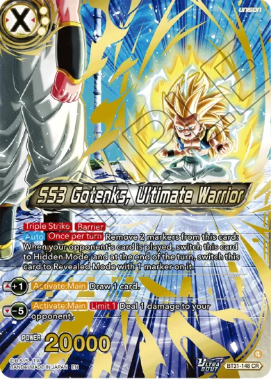 SS3 GOTENKS, ULTIMATE WARRIOR
