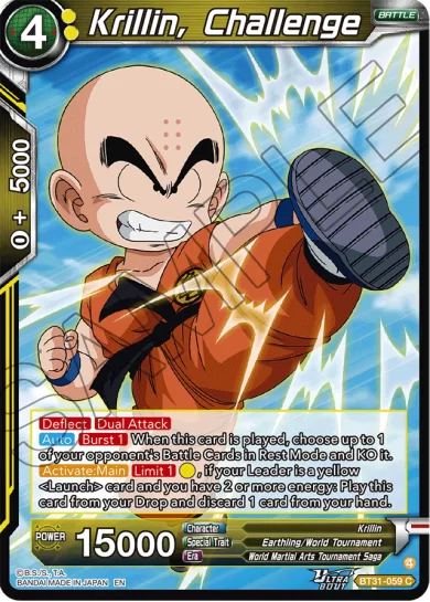 KRILLIN, CHALLENGE