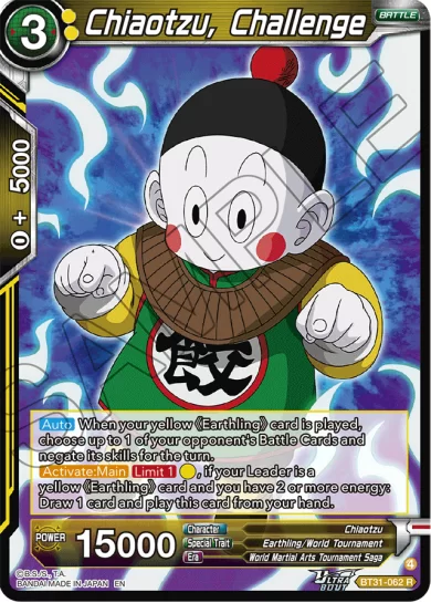 CHIAOTZU, CHALLENGE