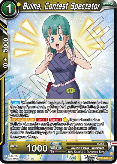 BULMA, CONTEST SPECTATOR