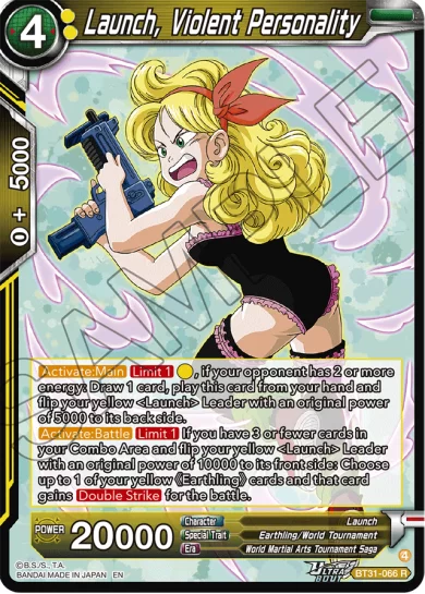 LAUNCH, VIOLENT PERSONALITY