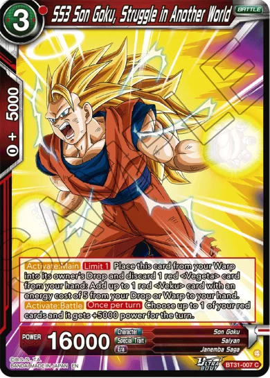 SS3 SON GOKU, STRUGGLE IN ANOTHER WORLD