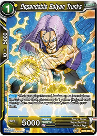 DEPENDABLE SAIYAN TRUNKS