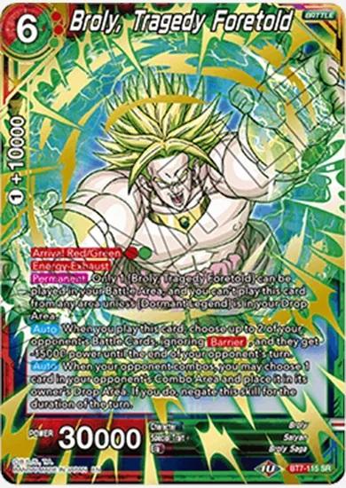 BROLY, TRAGEDY FORETOLD