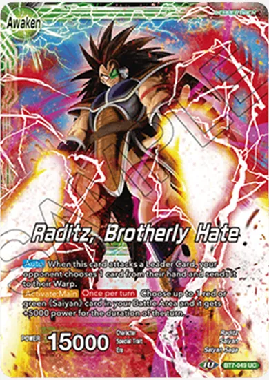 RADITZ, BROTHERLY HATE