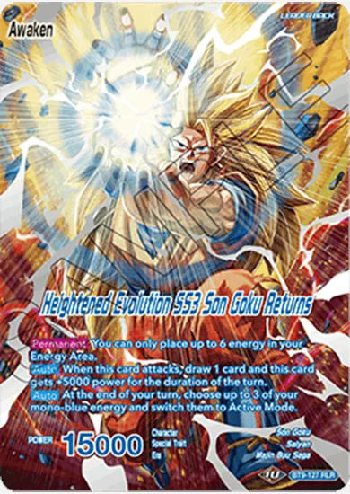 HEIGHTENED EVOLUTION SS3 SON GOKU RETURNS