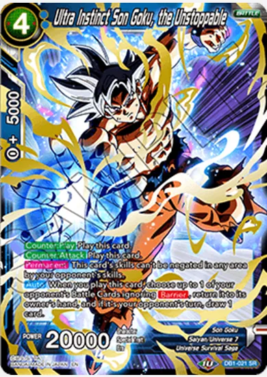 ULTRA INSTINCT SON GOKU, THE UNSTOPPABLE