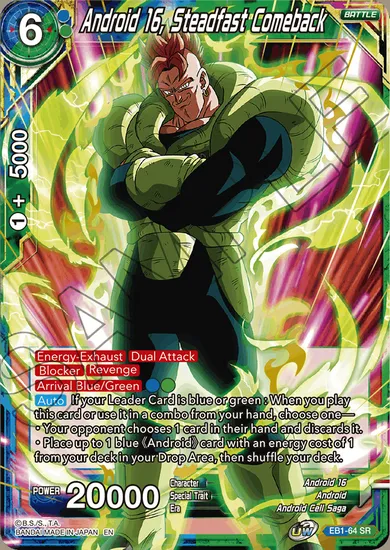 ANDROID 16, STEADFAST COMEBACK