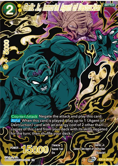 GARLIC JR., IMMORTAL AGENT OF DESTRUCTION