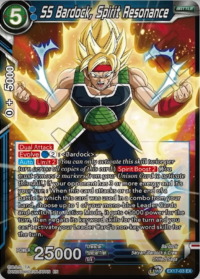 SS BARDOCK, SPIRIT RESONANCE
