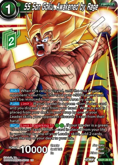 SS SON GOKU, AWAKENED BY RAGE