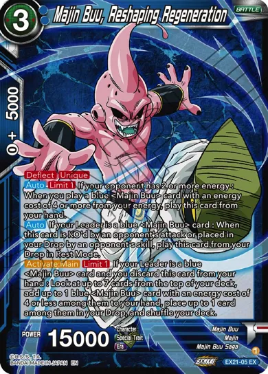 MAJIN BUU, RESHAPING REGENERATION