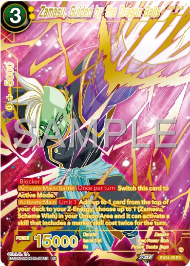 ZAMASU, GUIDED BY THE DRAGON BALLS