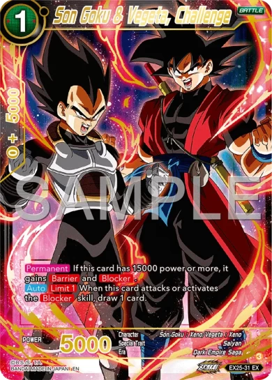 SON GOKU & VEGETA, CHALLENGE