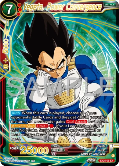 VEGETA, POWER CONVERGENCE
