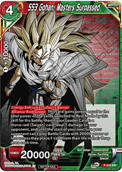 SS3 GOHAN, MASTERS SURPASSED