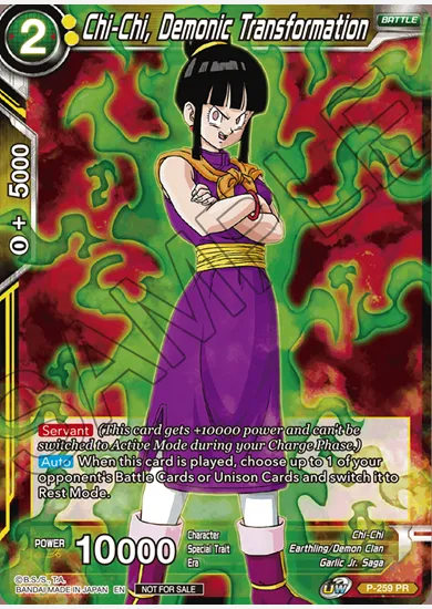 CHI-CHI, DEMONIC TRANSFORMATION