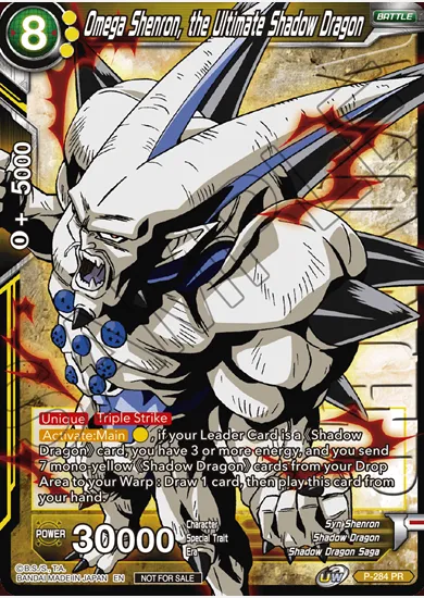 OMEGA SHENRON, THE ULTIMATE SHADOW DRAGON