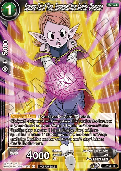 SUPREME KAI OF TIME, SUMMONED FROM ANOTHER DIMENSION