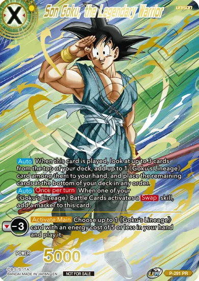 SON GOKU, THE LEGENDARY WARRIOR