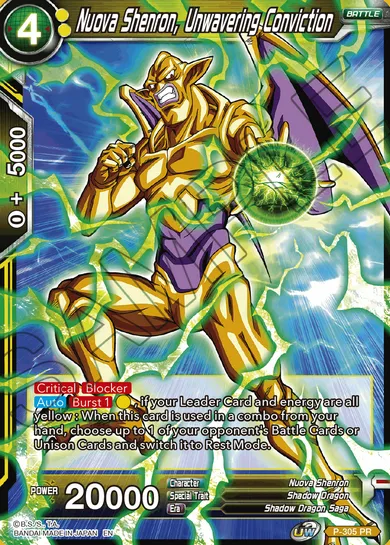NUOVA SHENRON, UNWAVERING CONVICTION