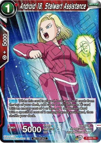 ANDROID 18, STALWART ASSISTANCE