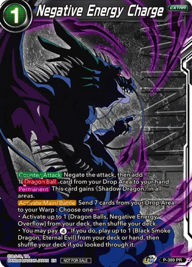 NEGATIVE ENERGY CHARGE