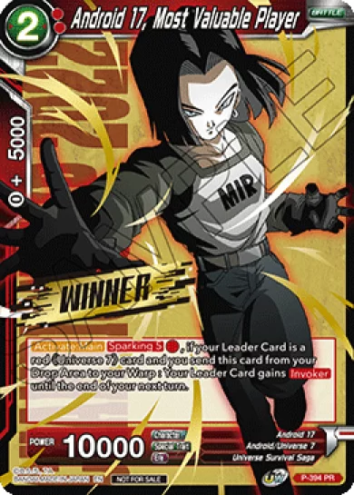 ANDROID 17, MOST VALUABLE PLAYER