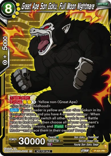 GREAT APE SON GOKU, FULL MOON NIGHTMARE