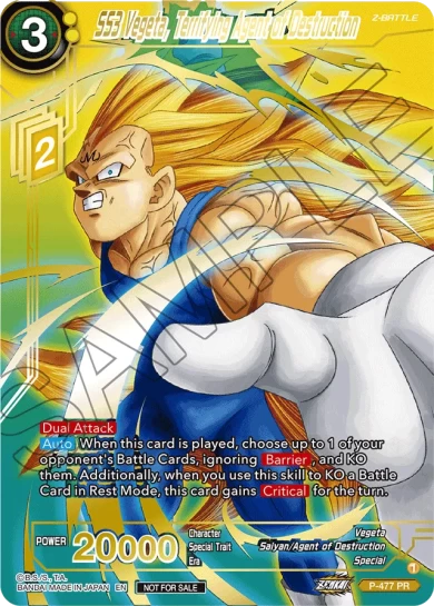 SS3 VEGETA, TERRIFYING AGENT OF DESTRUCTION