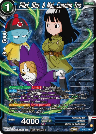 PILAF, SHU, & MAI, CUNNING TRIO