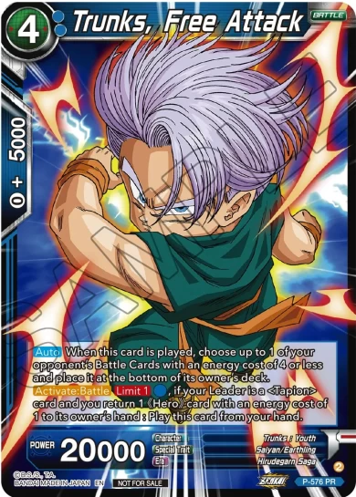 TRUNKS, FREE ATTACK