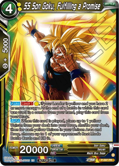 SS SON GOKU, FULFILLING A PROMISE