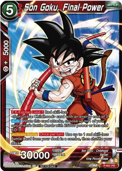 SON GOKU, FINAL POWER