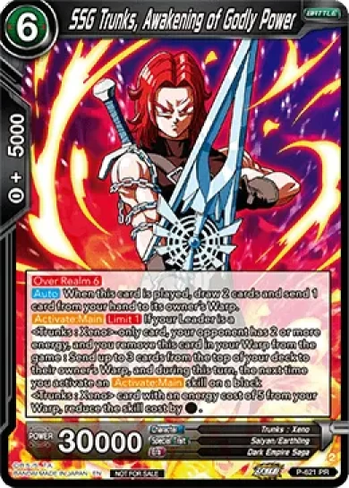 SSG TRUNKS, AWAKENING OF GODLY POWER