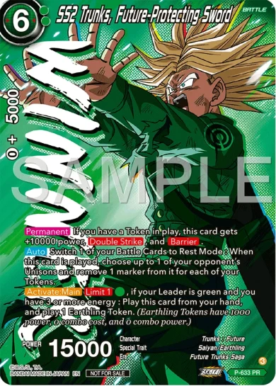 SS2 TRUNKS, FUTURE-PROTECTING SWORD