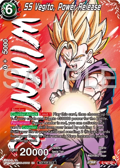 SS VEGITO, POWER RELEASE