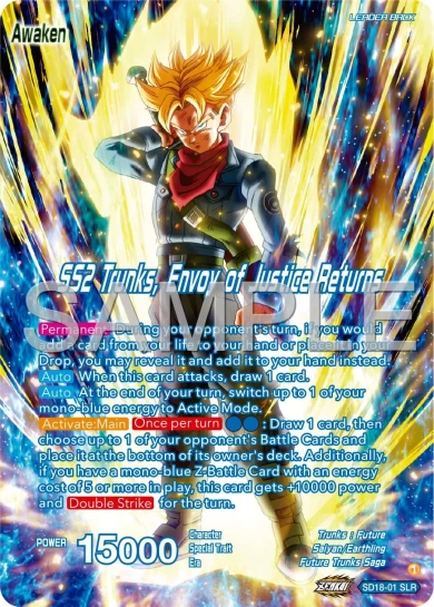 SS2 TRUNKS, ENVOY OF JUSTICE RETURNS