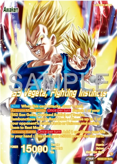 SS VEGETA, FIGHTING INSTINCTS