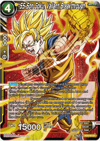 SS SON GOKU, VALIANT BREAKTHROUGH